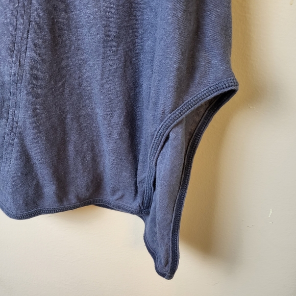 Free People We the Free Summers End Linen Cotton Blend Cutout Tank - Picture 7 of 7